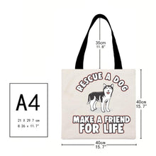 Load image into Gallery viewer, Canvas Bag-Dog 40*40CM
