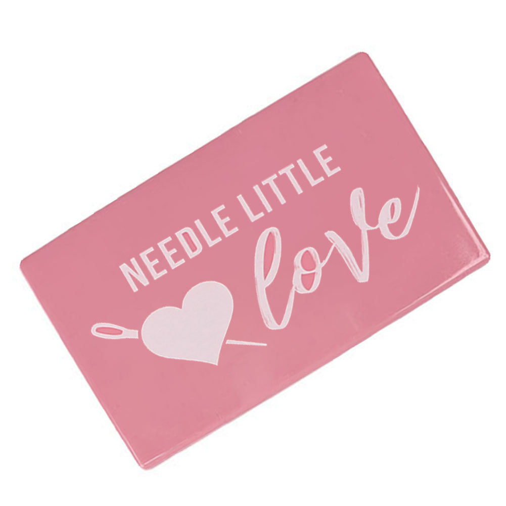 Rectangle Magnetic Needle Keeper for Needlework Embroidery 11x6.7CM (Light Pink)