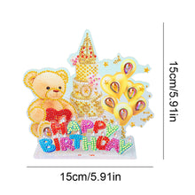 Load image into Gallery viewer, Acrylic Diamond Painting Desktop Decor for Office Desktop Decor (Birthday Bear)
