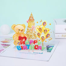 Load image into Gallery viewer, Acrylic Diamond Painting Desktop Decor for Office Desktop Decor (Birthday Bear)
