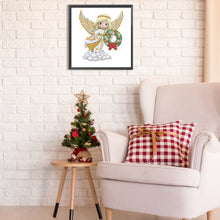 Load image into Gallery viewer, Precious Moments Doll 30*30CM(Canvas) Partial Special Shaped Drill Diamond Painting
