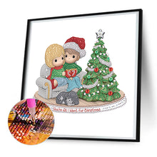 Load image into Gallery viewer, Precious Moments Doll 30*30CM(Canvas) Partial Special Shaped Drill Diamond Painting

