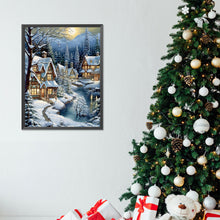 Load image into Gallery viewer, Snow Town 30*40CM(Canvas) Full Round Drill Diamond Painting
