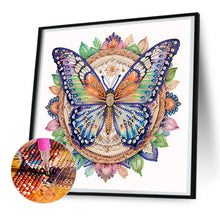 Load image into Gallery viewer, Butterfly Art 30*30CM(Canvas) Partial Special Shaped Drill Diamond Painting
