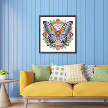 Load image into Gallery viewer, Butterfly Art 30*30CM(Canvas) Partial Special Shaped Drill Diamond Painting
