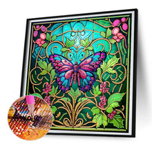 Load image into Gallery viewer, Butterfly Crafts 30*30CM(Canvas) Partial Special Shaped Drill Diamond Painting
