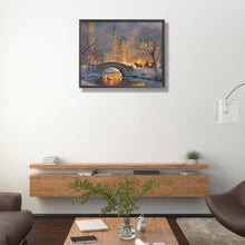 Load image into Gallery viewer, Winter City Scene 50*40CM(Canvas) Full Square Drill Diamond Painting
