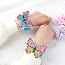 Load image into Gallery viewer, Butterfly Diamond Painting Wristbands Diamond Painting Bracelet for Kids (1)
