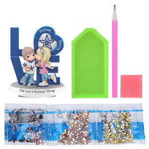Warm Family Diamond Painting Desktop Ornaments Kit for Office Desktop Decor (1)