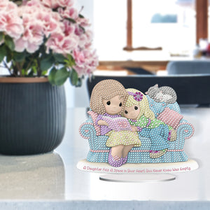 Warm Family Diamond Painting Desktop Ornaments Kit for Office Desktop Decor (5)