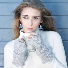 Load image into Gallery viewer, 9 Pairs Christmas Trees Snowmen Double Sided Dangle Drop Diamond Art Earring Kit
