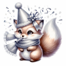 Load image into Gallery viewer, Shiny Animal Squirrel 30*30CM(Canvas) Full Round Drill Diamond Painting
