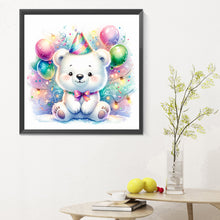 Load image into Gallery viewer, Shiny Animal Bear 30*30CM(Canvas) Full Round Drill Diamond Painting
