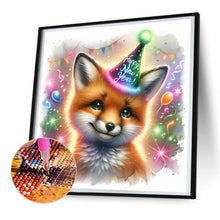 Load image into Gallery viewer, Shiny Animal Fox 30*30CM(Canvas) Full Round Drill Diamond Painting
