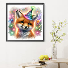 Load image into Gallery viewer, Shiny Animal Fox 30*30CM(Canvas) Full Round Drill Diamond Painting
