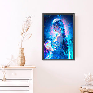 Water Girl 40*60CM(Picture) Full Round Drill Diamond Painting