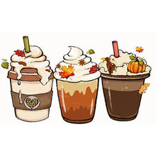 Load image into Gallery viewer, Ice Cream Cup 50*30CM(Canvas) Full Round Drill Diamond Painting
