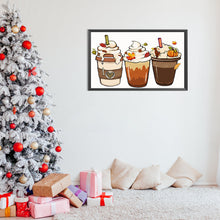 Load image into Gallery viewer, Ice Cream Cup 50*30CM(Canvas) Full Round Drill Diamond Painting
