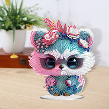 Load image into Gallery viewer, Acrylic Lion Raccoon Diamonds Painting Desktop Decorations for Office Decor (1)
