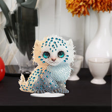 Load image into Gallery viewer, Acrylic Lion Raccoon Diamonds Painting Desktop Decorations for Office Decor (3)

