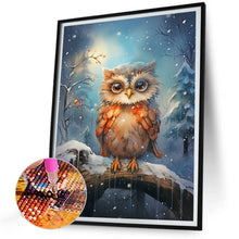 Load image into Gallery viewer, Forest Owl 30*40CM(Canvas) Full Round Drill Diamond Painting

