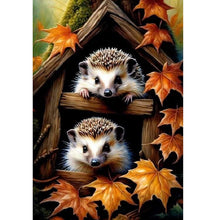 Load image into Gallery viewer, Forest Hedgehog 30*40CM(Canvas) Full Square Drill Diamond Painting
