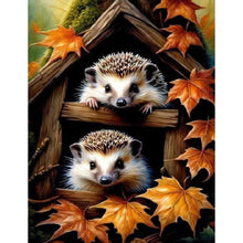 Load image into Gallery viewer, Forest Hedgehog 30*40CM(Canvas) Full Square Drill Diamond Painting
