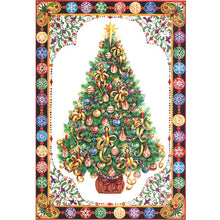 Load image into Gallery viewer, Yishu - Christmas Tree - 40*60CM 11CT 3 Stamped Cross Stitch
