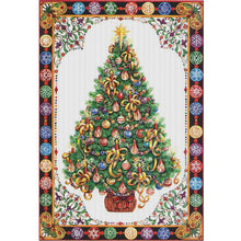 Load image into Gallery viewer, Yishu - Christmas Tree - 40*60CM 11CT 3 Stamped Cross Stitch
