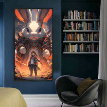 Load image into Gallery viewer, Yishu - Giant Rabbit Warrior - 40*70CM 11CT 3 Stamped Cross Stitch
