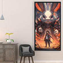 Load image into Gallery viewer, Yishu - Giant Rabbit Warrior - 40*70CM 11CT 3 Stamped Cross Stitch
