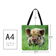 Load image into Gallery viewer, Canvas Bag-Pigs 40*40CM

