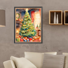 Load image into Gallery viewer, Christmas Tree 30*40CM(Canvas) Full Round Drill Diamond Painting
