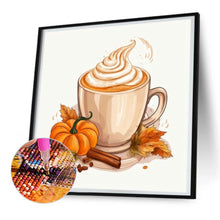 Load image into Gallery viewer, Autumn And Winter Hot Drink 30*30CM(Canvas) Full Round Drill Diamond Painting
