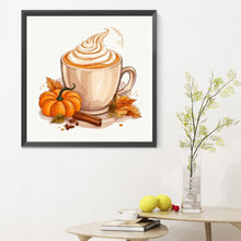 Load image into Gallery viewer, Autumn And Winter Hot Drink 30*30CM(Canvas) Full Round Drill Diamond Painting
