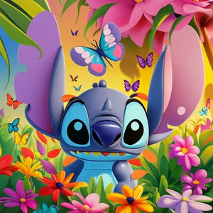 Stitch 30X30CM(Picture) Full Square Drill Diamond Painting