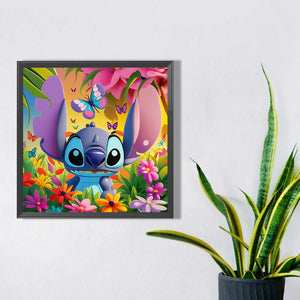 Stitch 30X30CM(Picture) Full Square Drill Diamond Painting