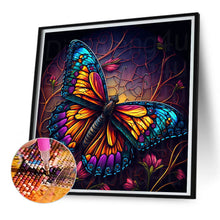 Load image into Gallery viewer, Flowers And Butterflies 30*30CM(Picture) Partial AB Full Square Drill Diamond Painting
