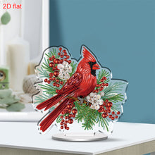 Load image into Gallery viewer, 2D Flat Cardinal DIY Diamond Painting Tabletop Ornaments Kit for Home Office
