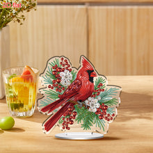 Load image into Gallery viewer, 2D Flat Cardinal DIY Diamond Painting Tabletop Ornaments Kit for Home Office
