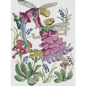 Joy Sunday - April Flower Fairy - 31*40CM 14CT 2 Stamped Cross Stitch