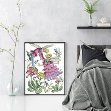 Load image into Gallery viewer, Joy Sunday - April Flower Fairy - 31*40CM 14CT 2 Stamped Cross Stitch
