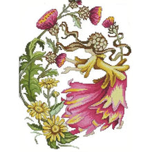 Load image into Gallery viewer, Joy Sunday - October Flower Fairy - 32*41CM 14CT 2 Stamped Cross Stitch
