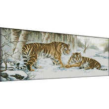 Load image into Gallery viewer, Joy Sunday - Tiger - 163*89CM 14CT 2 Stamped Cross Stitch
