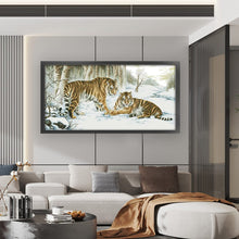 Load image into Gallery viewer, Joy Sunday - Tiger - 163*89CM 14CT 2 Stamped Cross Stitch
