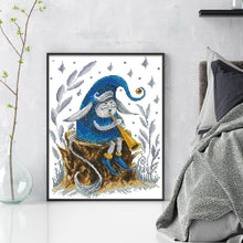 Load image into Gallery viewer, Joy Sunday - Elf Playing The Trumpet - 27*34CM 14CT 2 Stamped Cross Stitch

