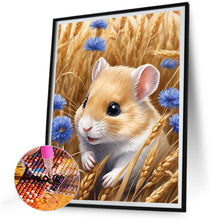 Load image into Gallery viewer, Mouse In The Grass 30*40CM(Canvas) Full Round Drill Diamond Painting
