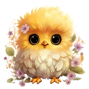 Huancan - Cute Chicks - 30*30CM 18CT 2 Stamped Cross Stitch