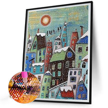 Load image into Gallery viewer, Snowy City 30*40CM(Canvas) Full Square Drill Diamond Painting
