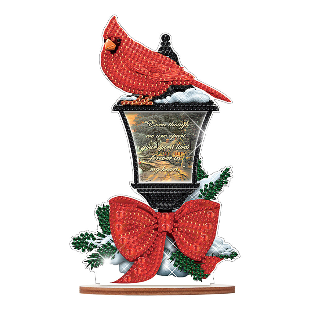 Christmas Wooden Xmas Cardinal Desktop Diamond Art Kits for Xmas Table Office Decor (4)